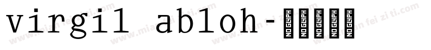 virgil abloh字体转换